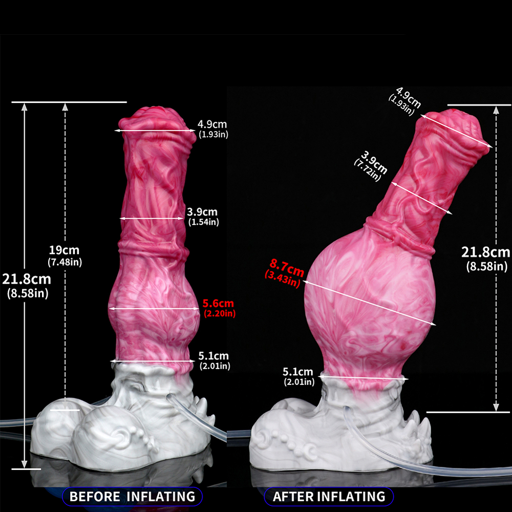 Inflatable Squirting Bloodhoof Dildo