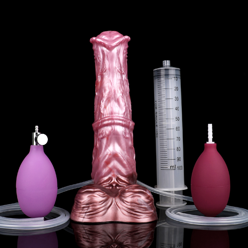Inflatable Squirting Craghoof Dildo