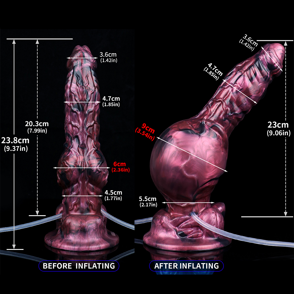 Inflatable Squirting Dreadfang Dildo