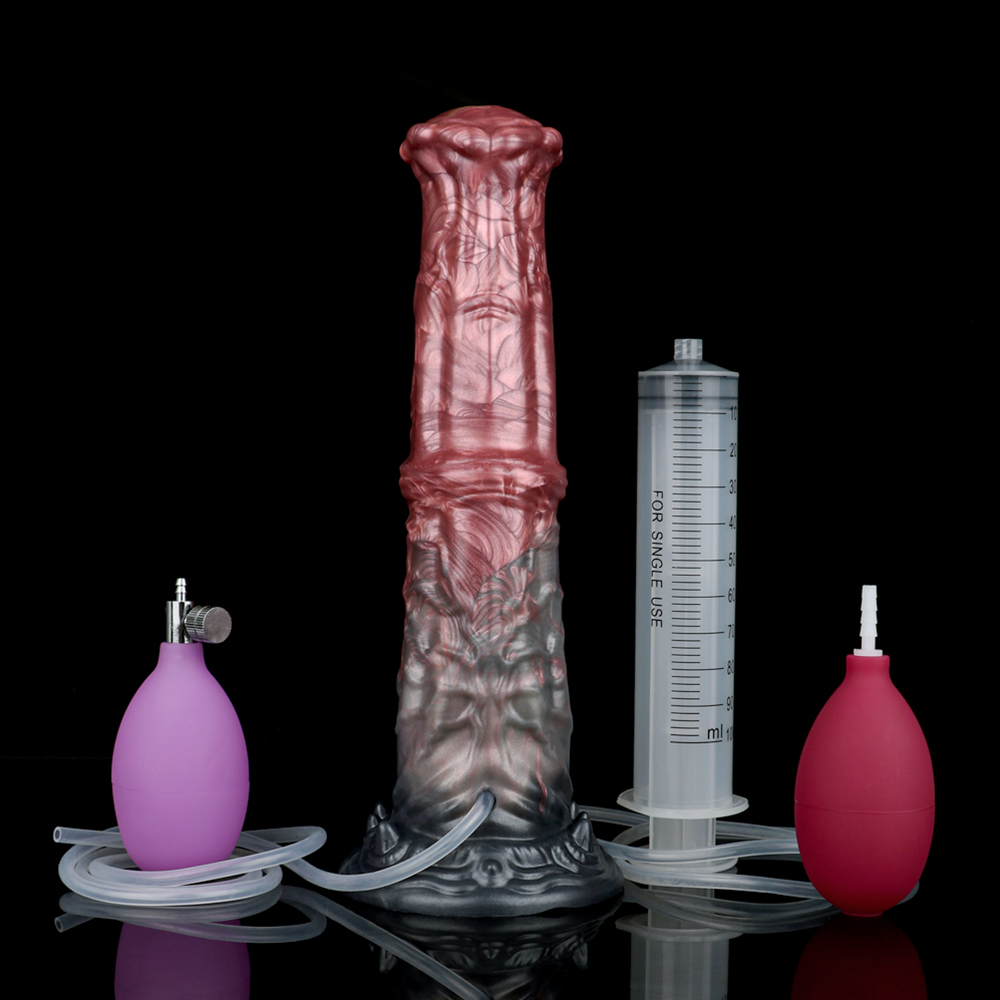 Inflatable Squirting Grimhoof Dildo