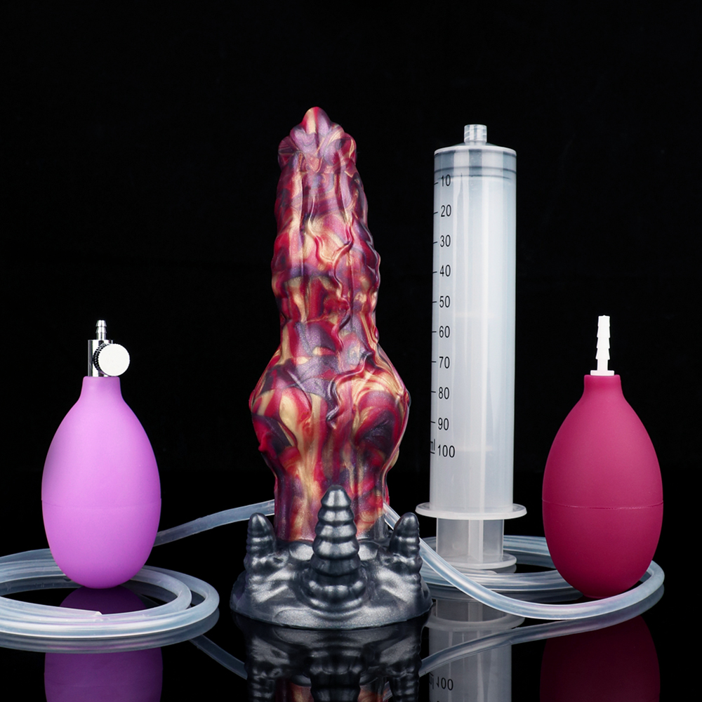 Inflatable Squirting Hellfang Dildo